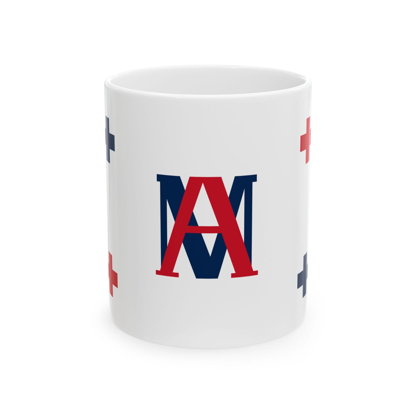 Flag of Uvea 1842-1860 (Belgium) White Coffee Mug-11oz-Go Mug Yourself