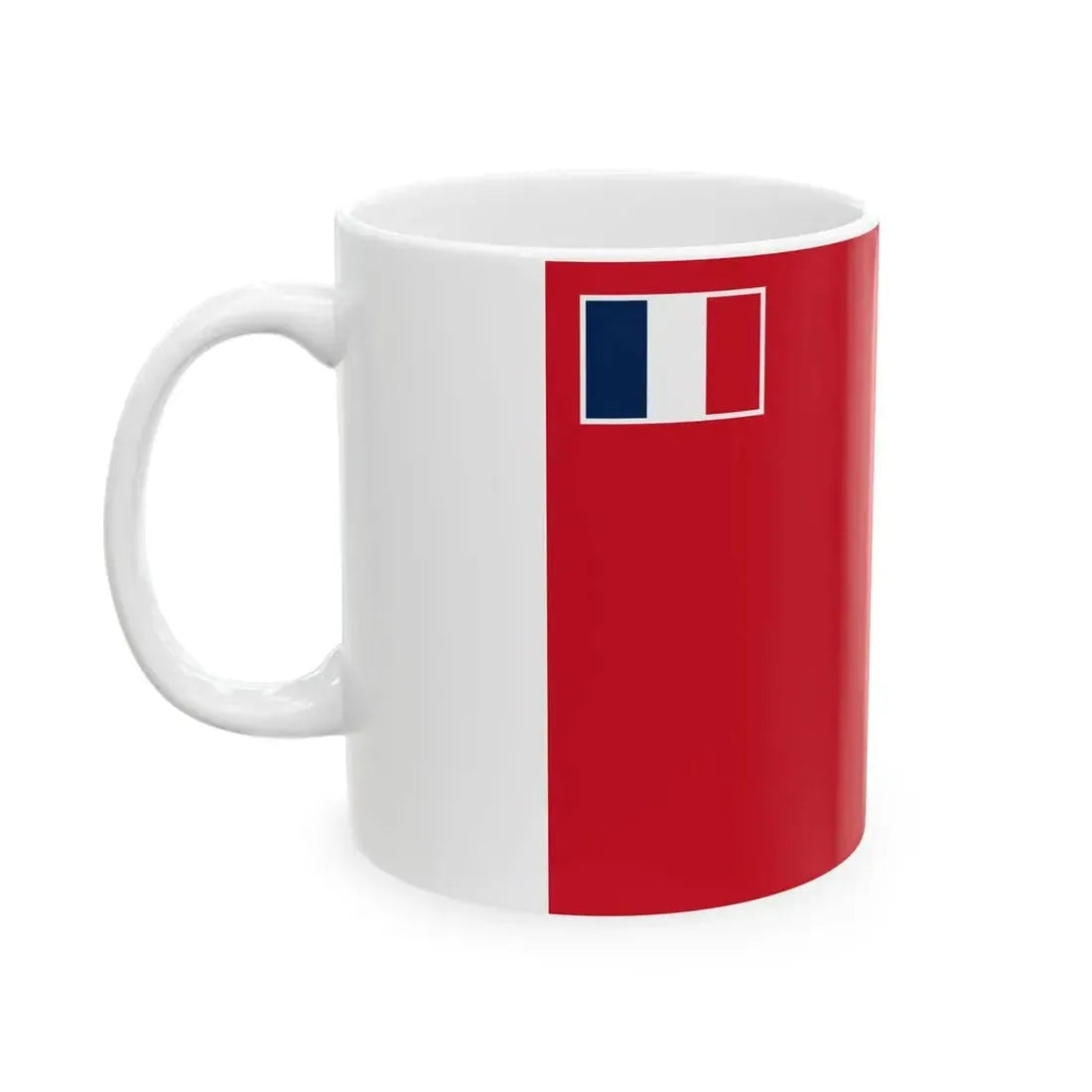 Flag of Uvea (France) White Coffee Mug - Go Mug Yourself