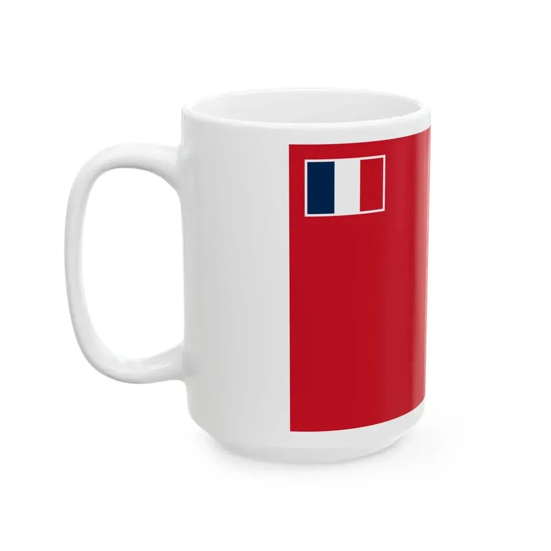 Flag of Uvea (France) White Coffee Mug - Go Mug Yourself