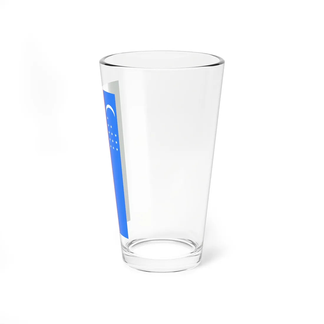 Flag of Uzbekistan vertical (Uzbekistan) Pint Glass 16oz - Go Mug Yourself