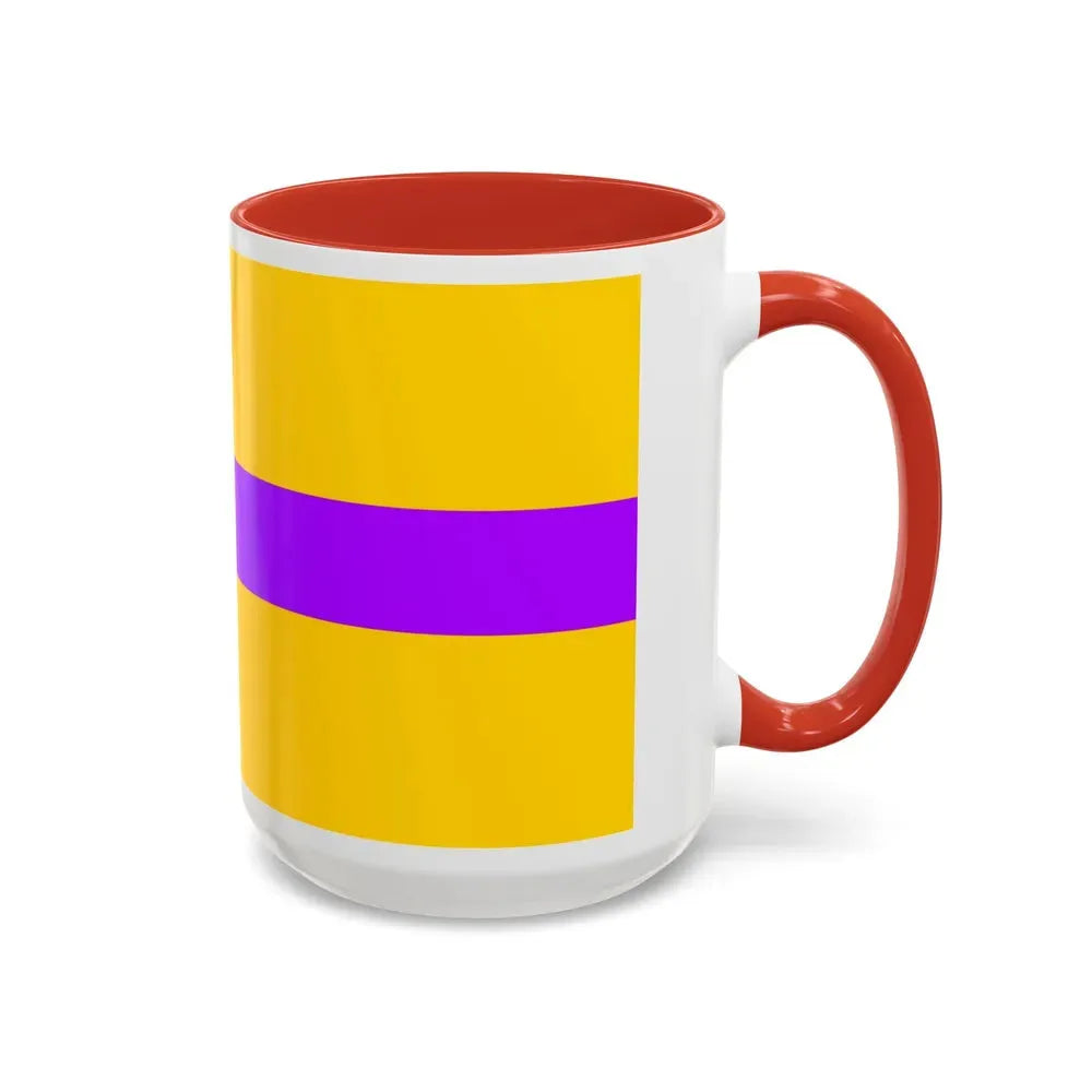 Flag of Vagharshapat Armenia - Accent Coffee Mug - Go Mug Yourself