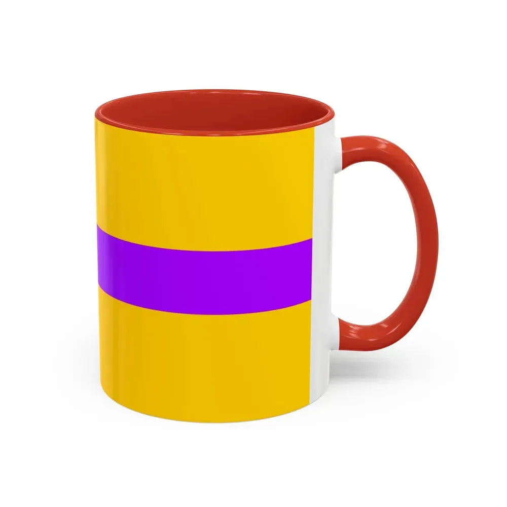 Flag of Vagharshapat Armenia - Accent Coffee Mug - Go Mug Yourself