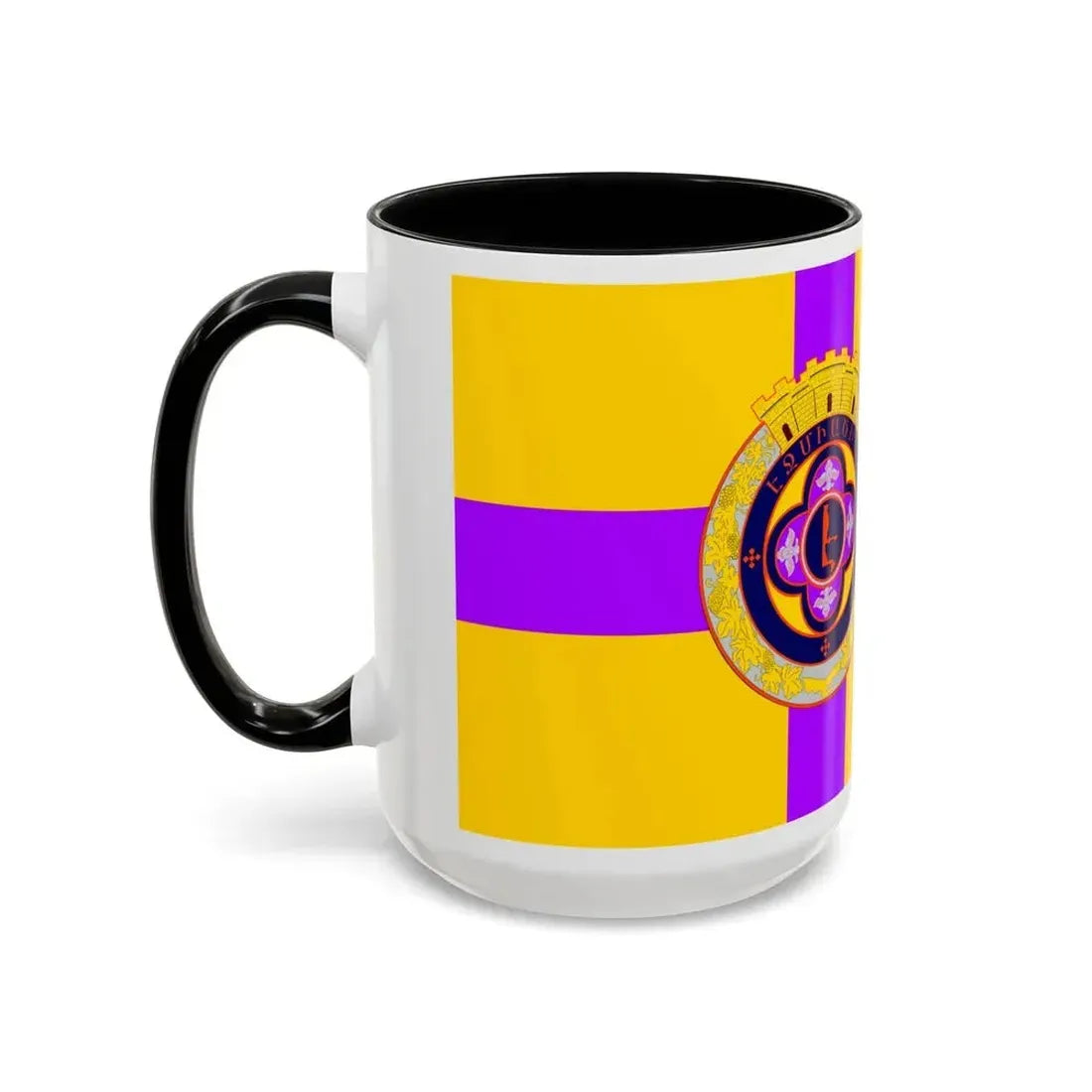 Flag of Vagharshapat Armenia - Accent Coffee Mug - Go Mug Yourself