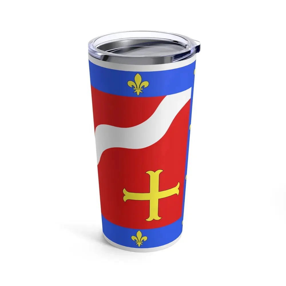 Flag of Val d'Oise France 2 - Tumbler 20oz - Go Mug Yourself