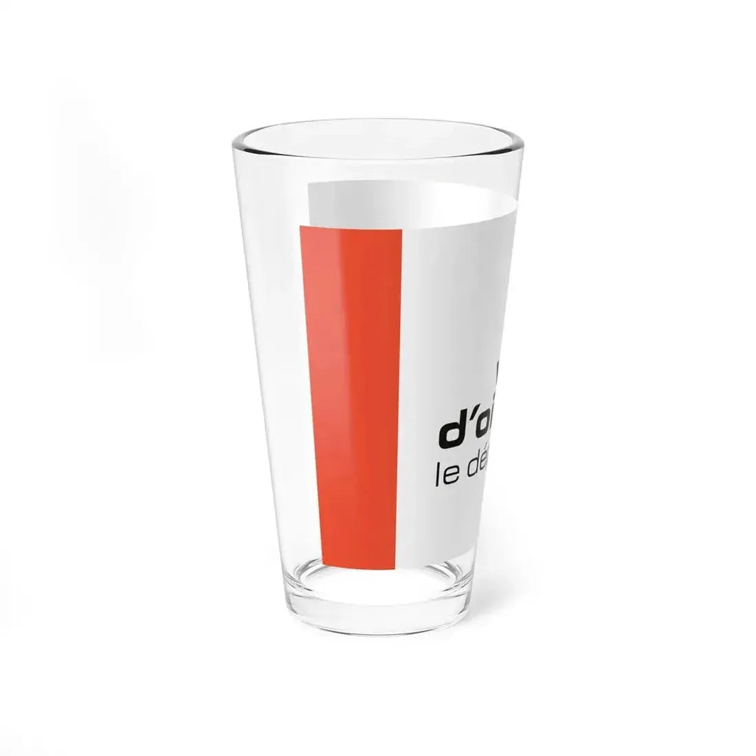 Flag of Val d'Oise France - Pint Glass 16oz - Go Mug Yourself
