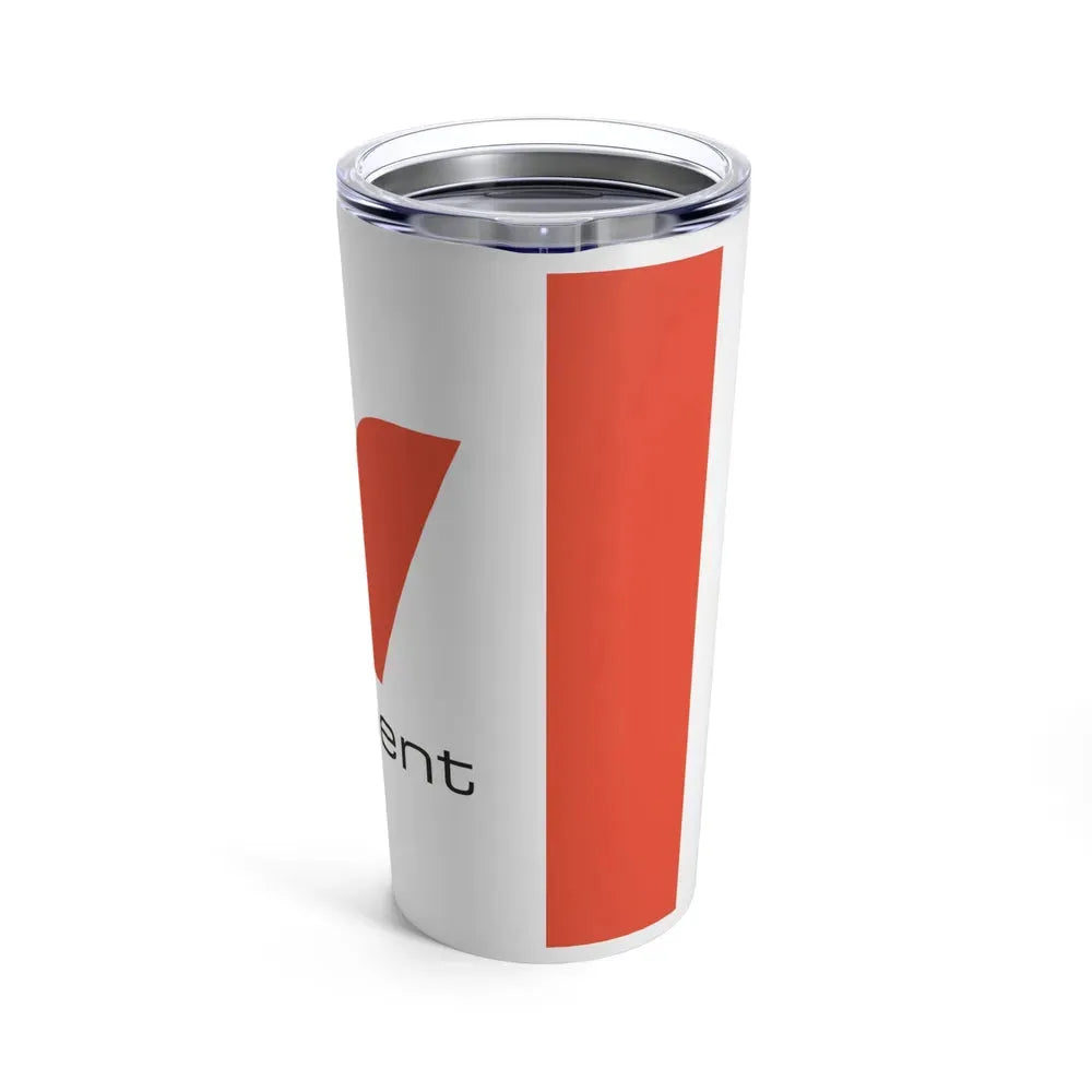 Flag of Val d'Oise France - Tumbler 20oz - Go Mug Yourself