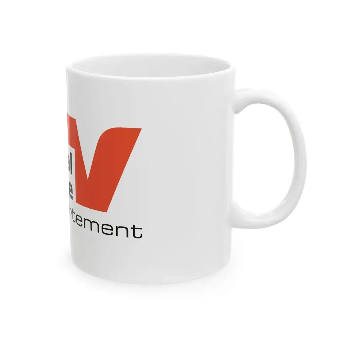 Flag of Val d'Oise France - White Coffee Mug - Go Mug Yourself