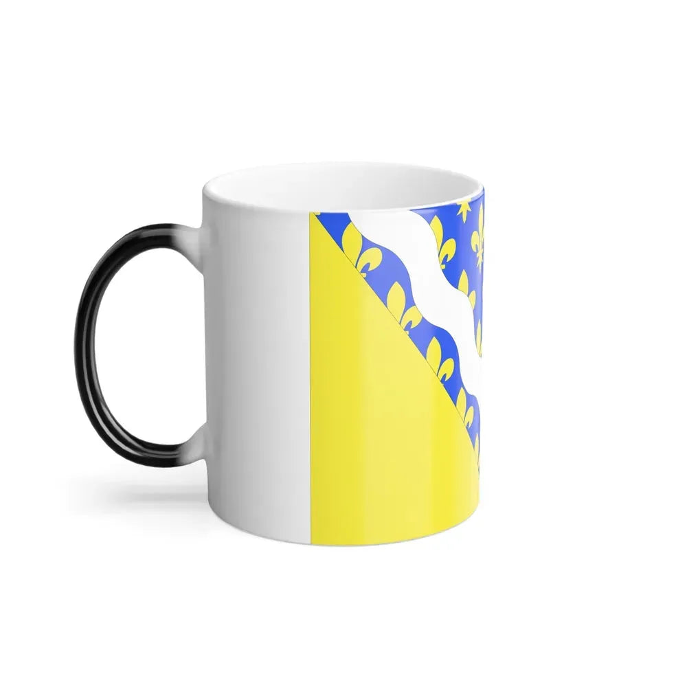 Flag of Val de Marne France 2 - Color Changing Coffee Mug - Go Mug Yourself