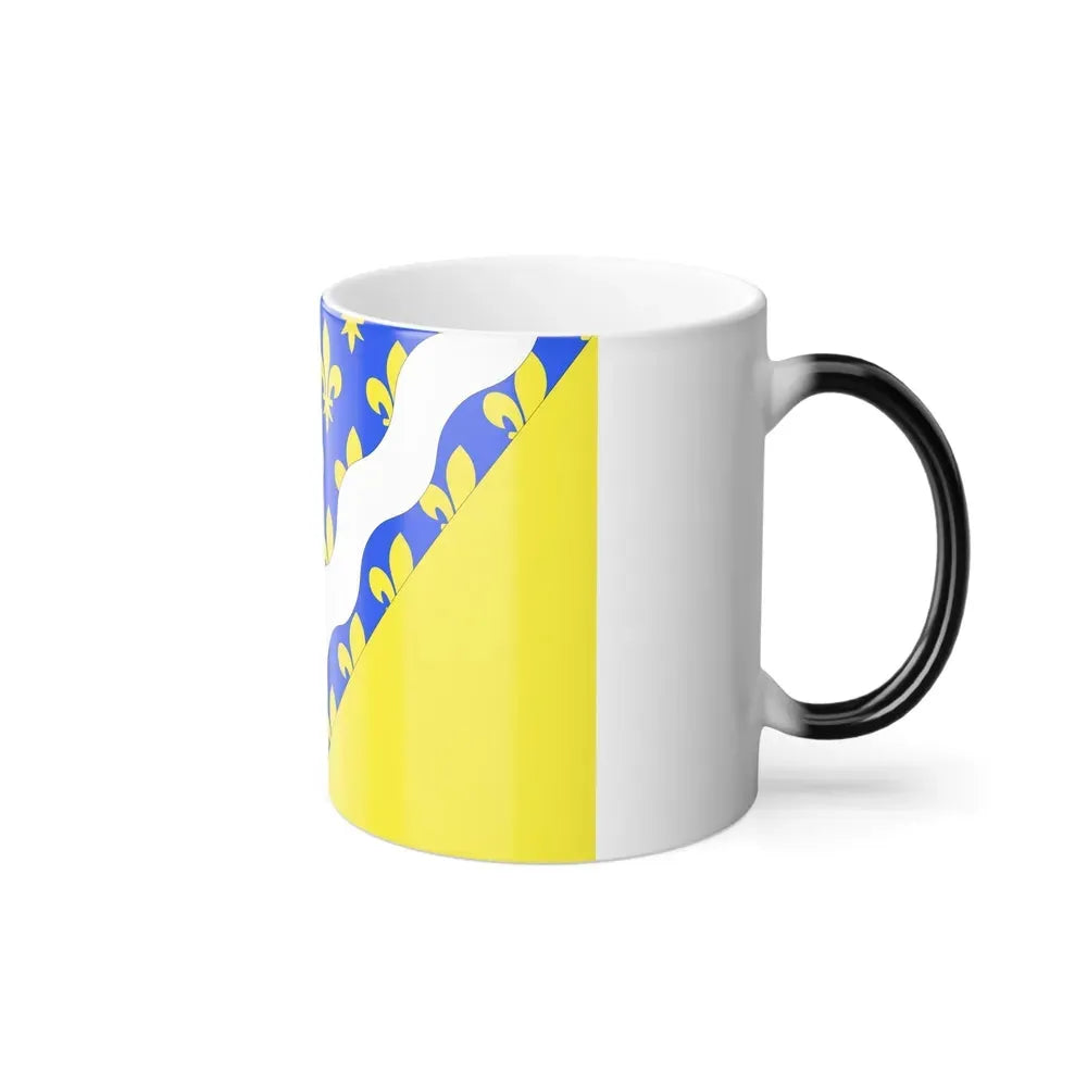 Flag of Val de Marne France 2 - Color Changing Coffee Mug - Go Mug Yourself