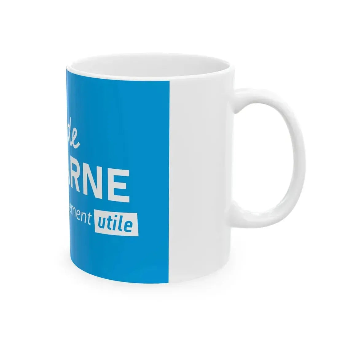 Flag of Val de Marne France - White Coffee Mug - Go Mug Yourself
