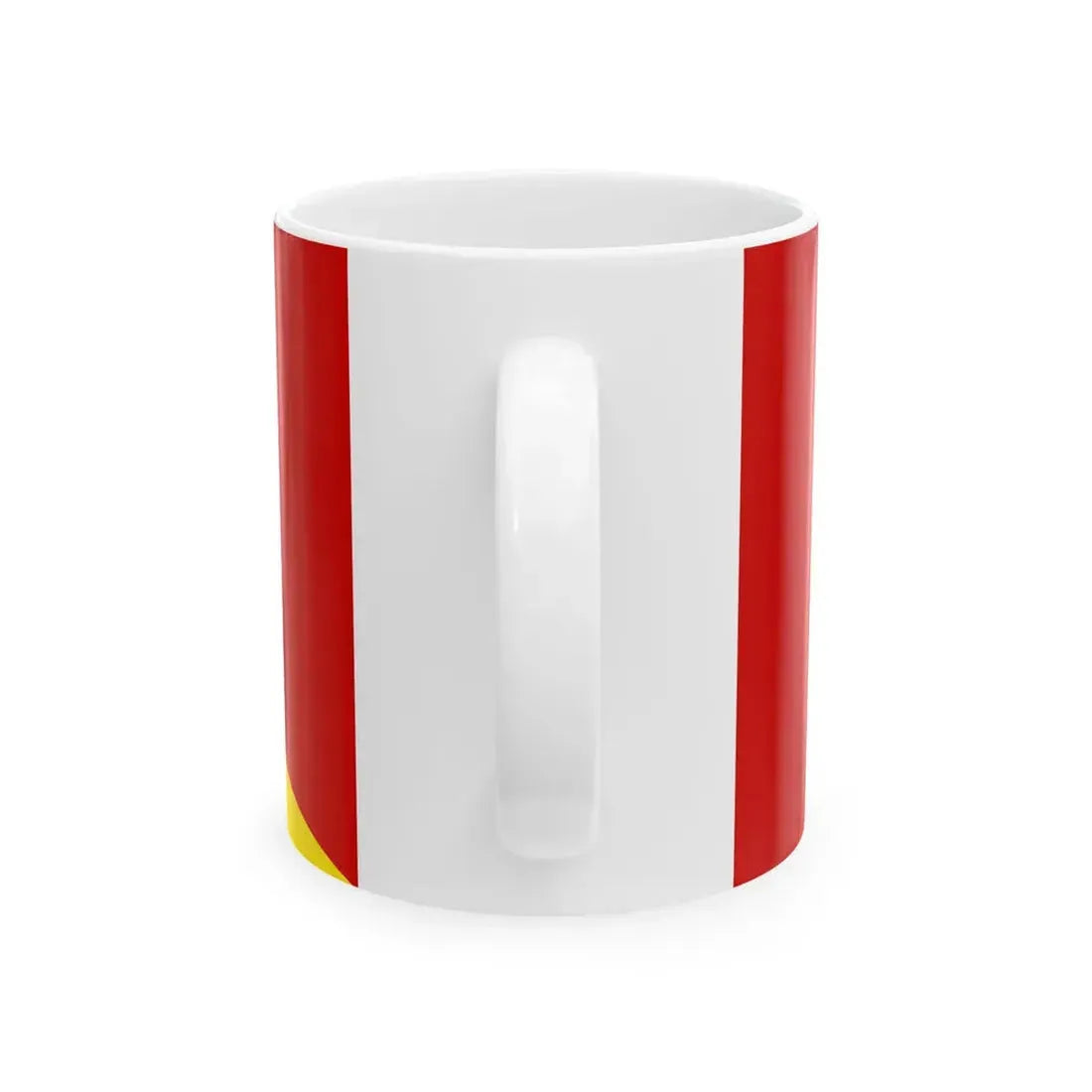 Flag of Valandovo Municipality North Macedonia (North Macedonia) White Coffee Mug - Go Mug Yourself