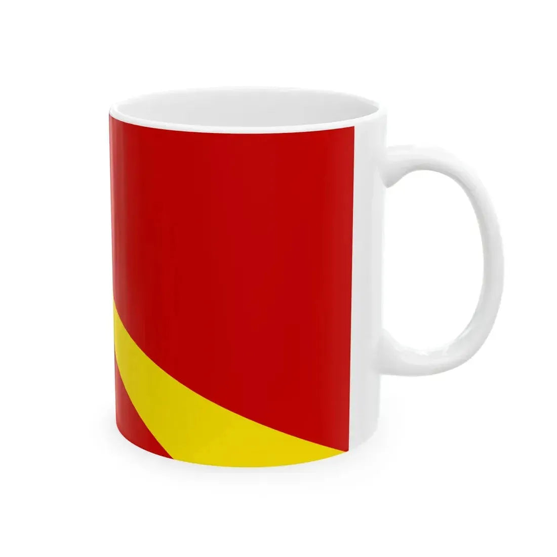 Flag of Valandovo Municipality North Macedonia (North Macedonia) White Coffee Mug - Go Mug Yourself