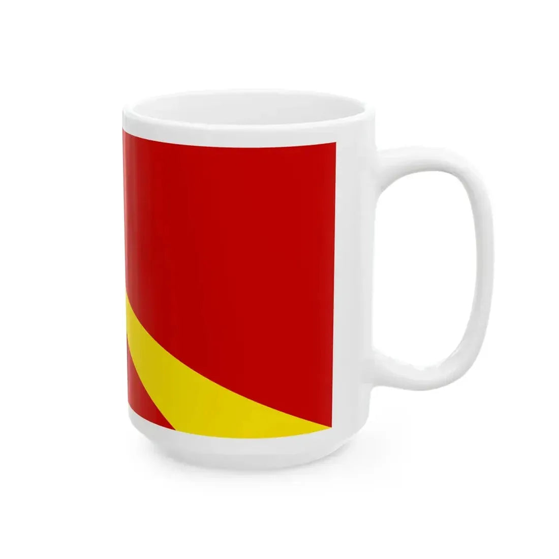 Flag of Valandovo Municipality North Macedonia (North Macedonia) White Coffee Mug - Go Mug Yourself
