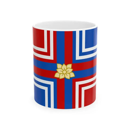 Flag of Valdilana (Italy) White Coffee Mug 11oz - Go Mug Yourself