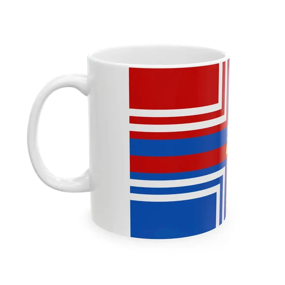 Flag of Valdilana (Italy) White Coffee Mug - Go Mug Yourself