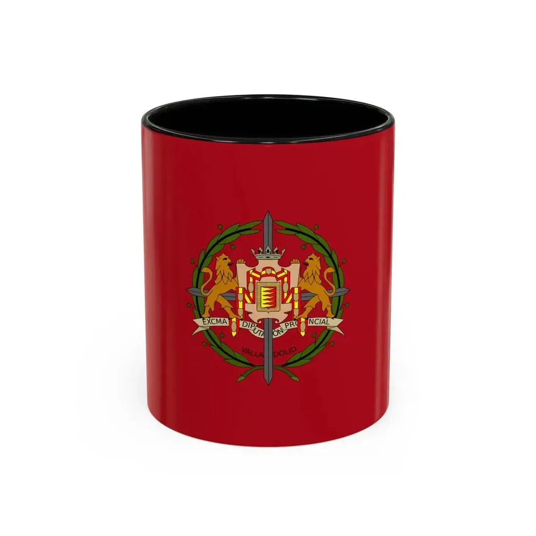 Flag of Valladolid Spain - Accent Coffee Mug 11oz Black - Go Mug Yourself