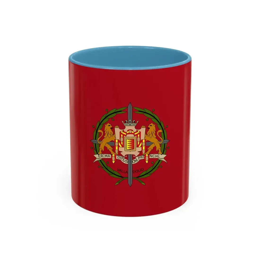 Flag of Valladolid Spain - Accent Coffee Mug 11oz Light Blue - Go Mug Yourself