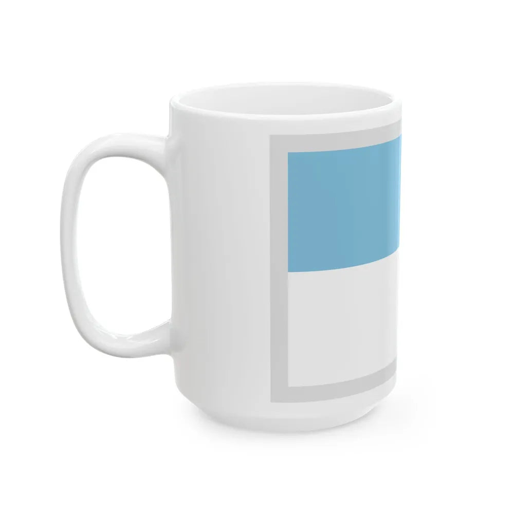 Flag of Valle del Cauca (Colombia) White Coffee Mug - Go Mug Yourself