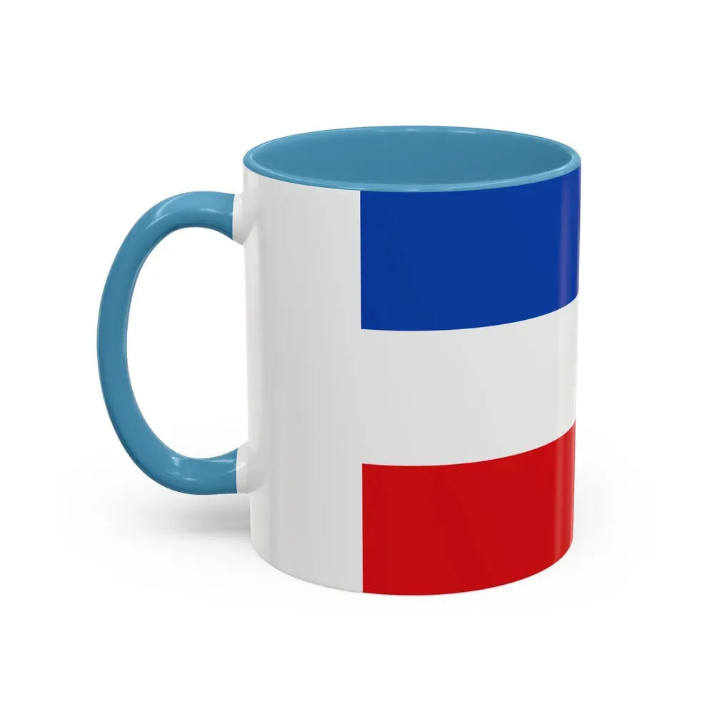 Flag of Valledupar Cesar Colombia - Accent Coffee Mug - Go Mug Yourself