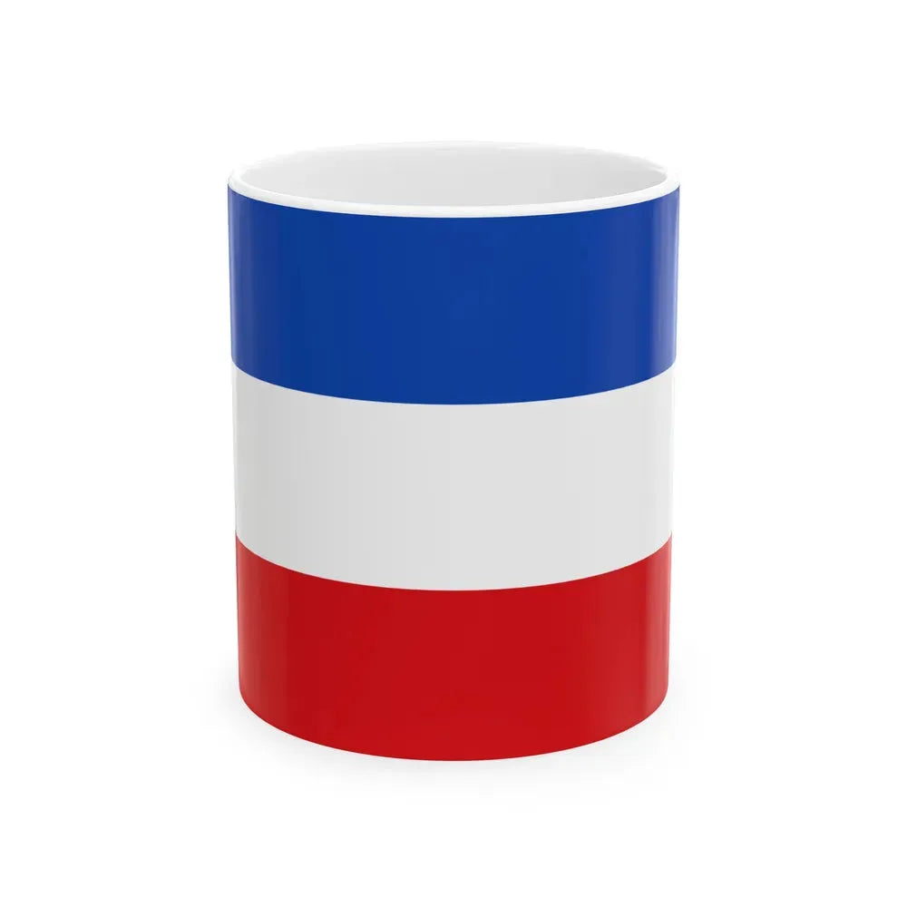 Flag of Valledupar Cesar Colombia - White Coffee Mug 11oz - Go Mug Yourself