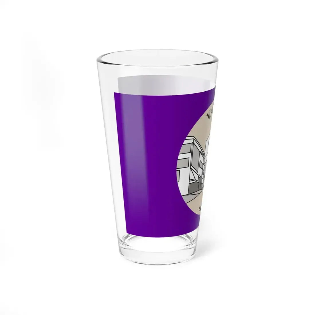 Flag of Valley Nebraska (United States) Pint Glass 16oz - Go Mug Yourself