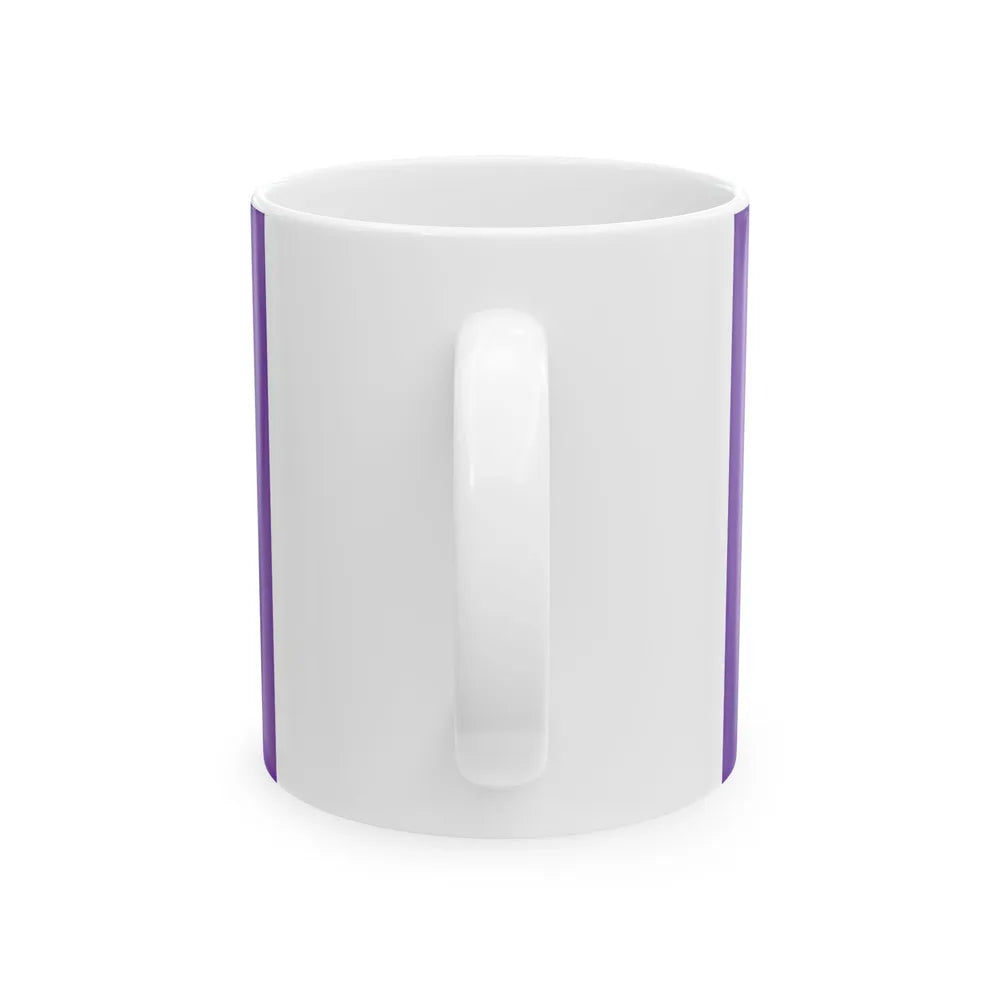Flag of Valley Nebraska (United States) White Coffee Mug - Go Mug Yourself