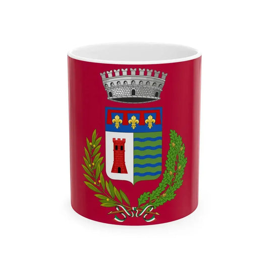 Flag of Valsamoggia (Italy) White Coffee Mug 11oz - Go Mug Yourself