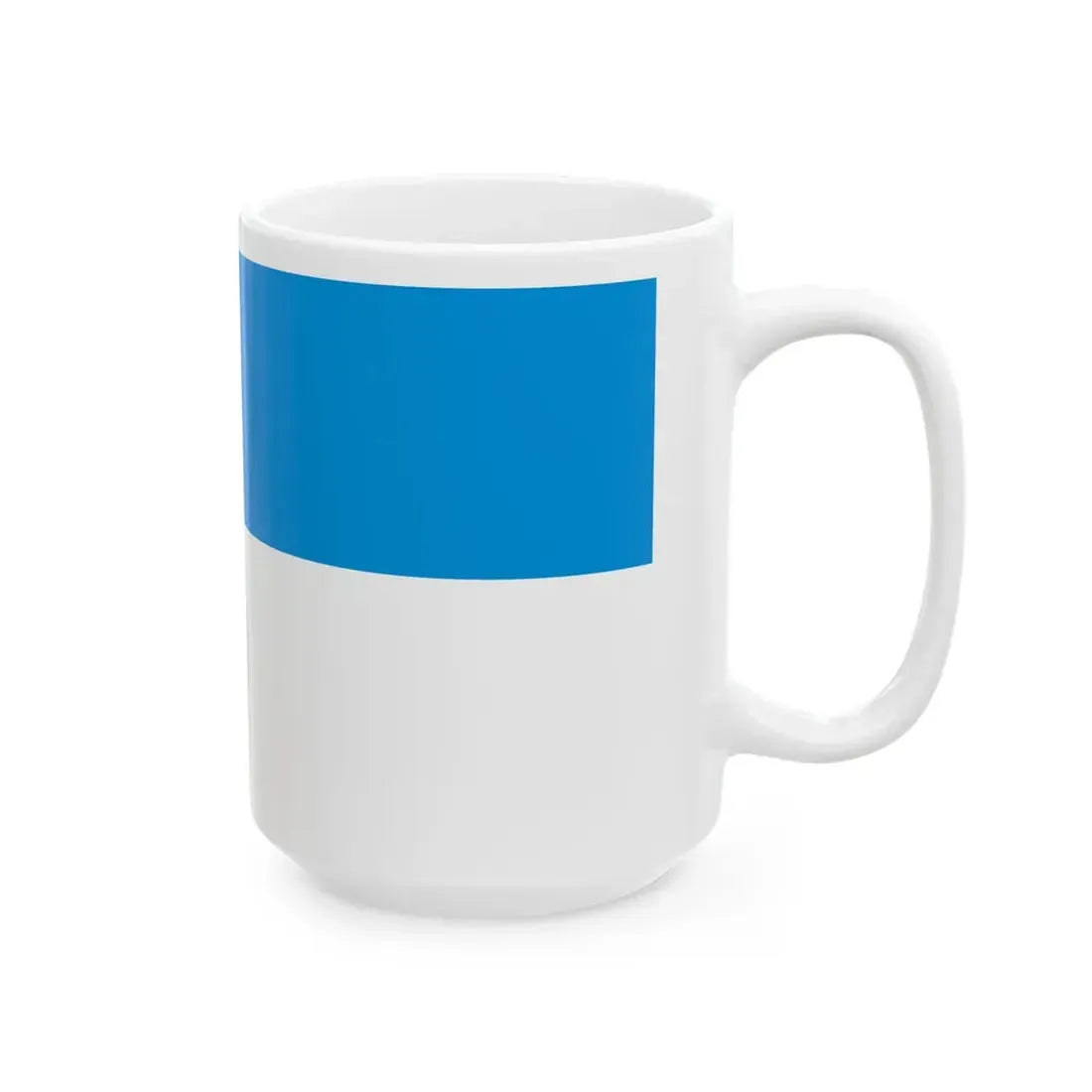 Flag of Vamospercs variant (Hungary) White Coffee Mug - Go Mug Yourself