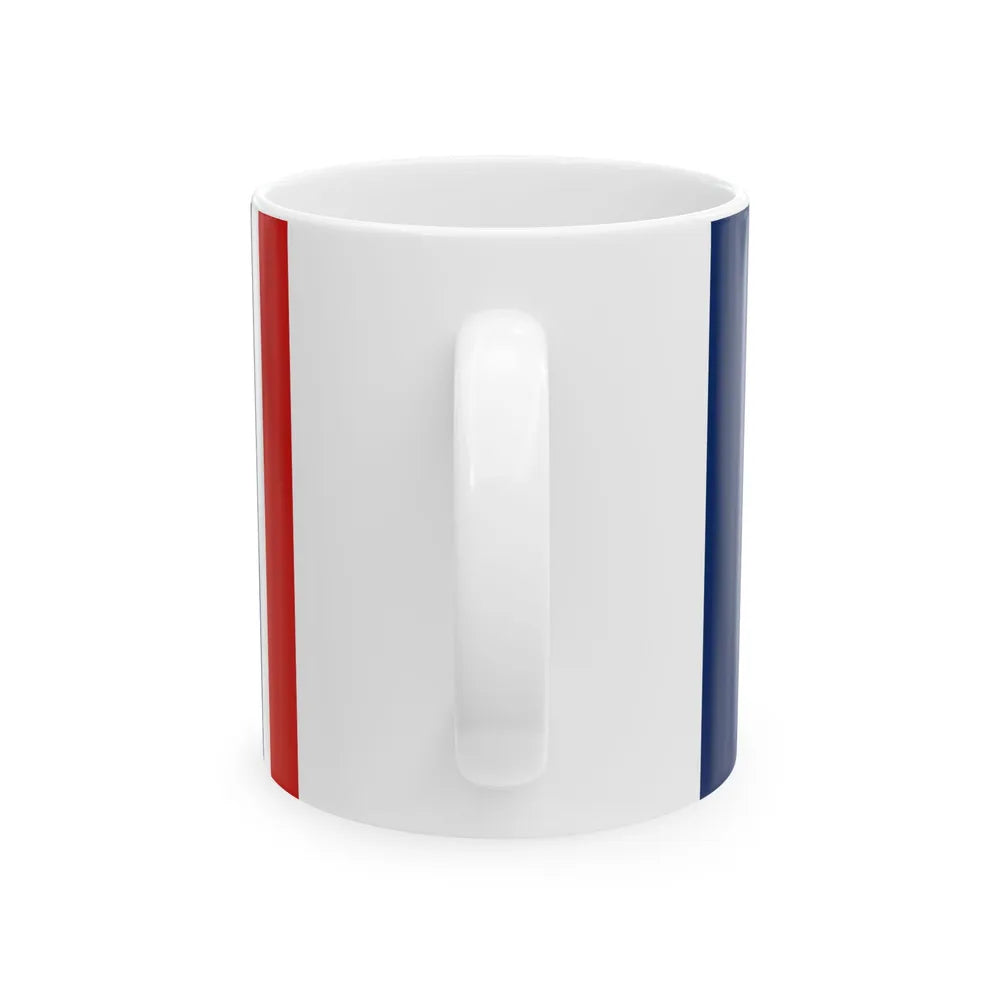 Flag of Van Buren County Tennessee (United States) White Coffee Mug - Go Mug Yourself