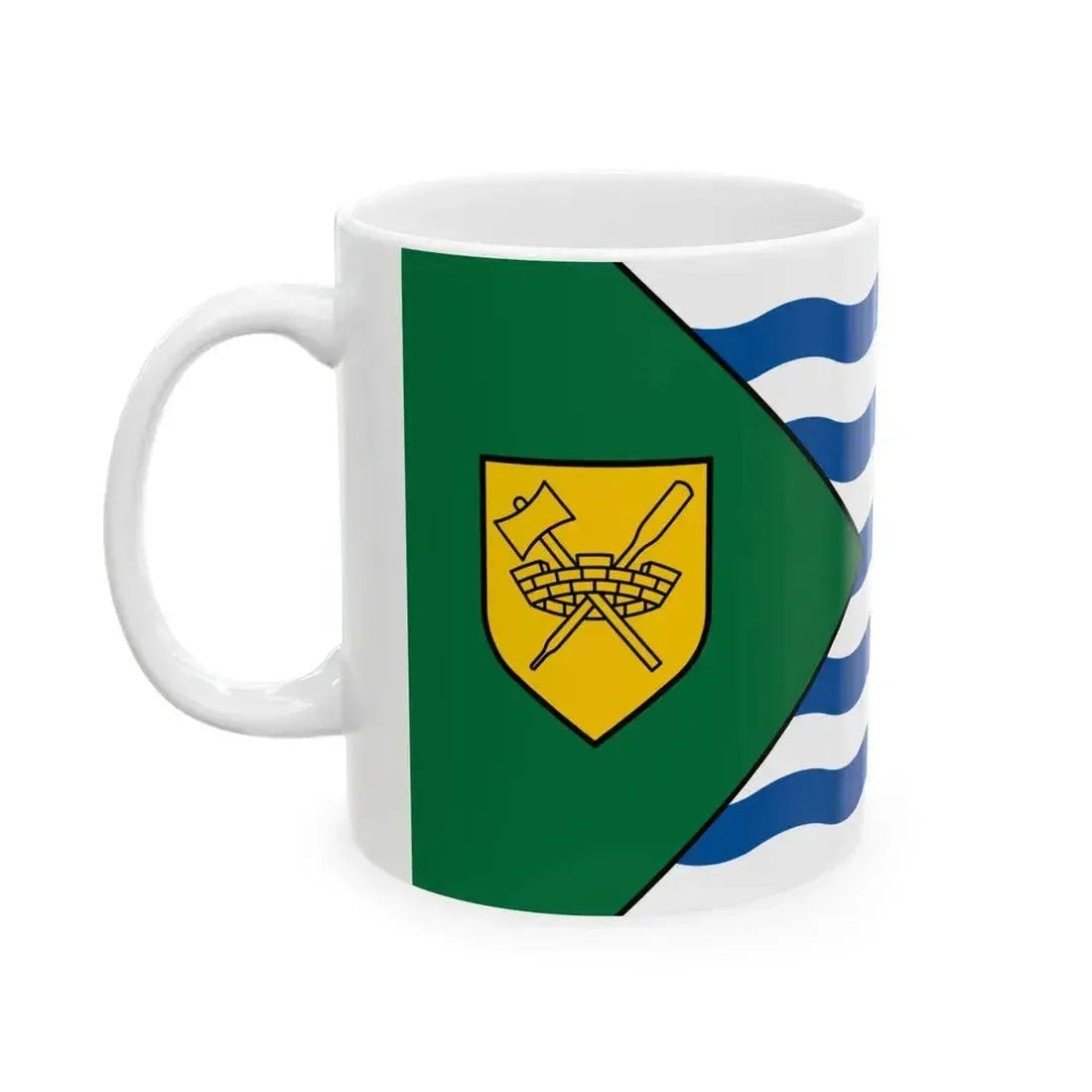 Flag of Vancouver (Canada) White Coffee Mug - Go Mug Yourself