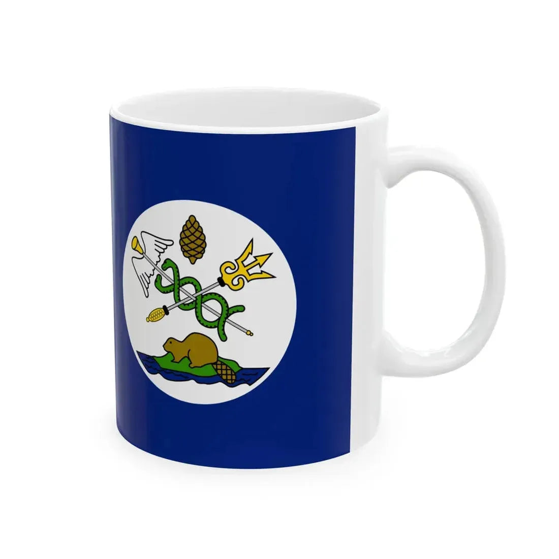 Flag of Vancouver Island (Canada) White Coffee Mug - Go Mug Yourself
