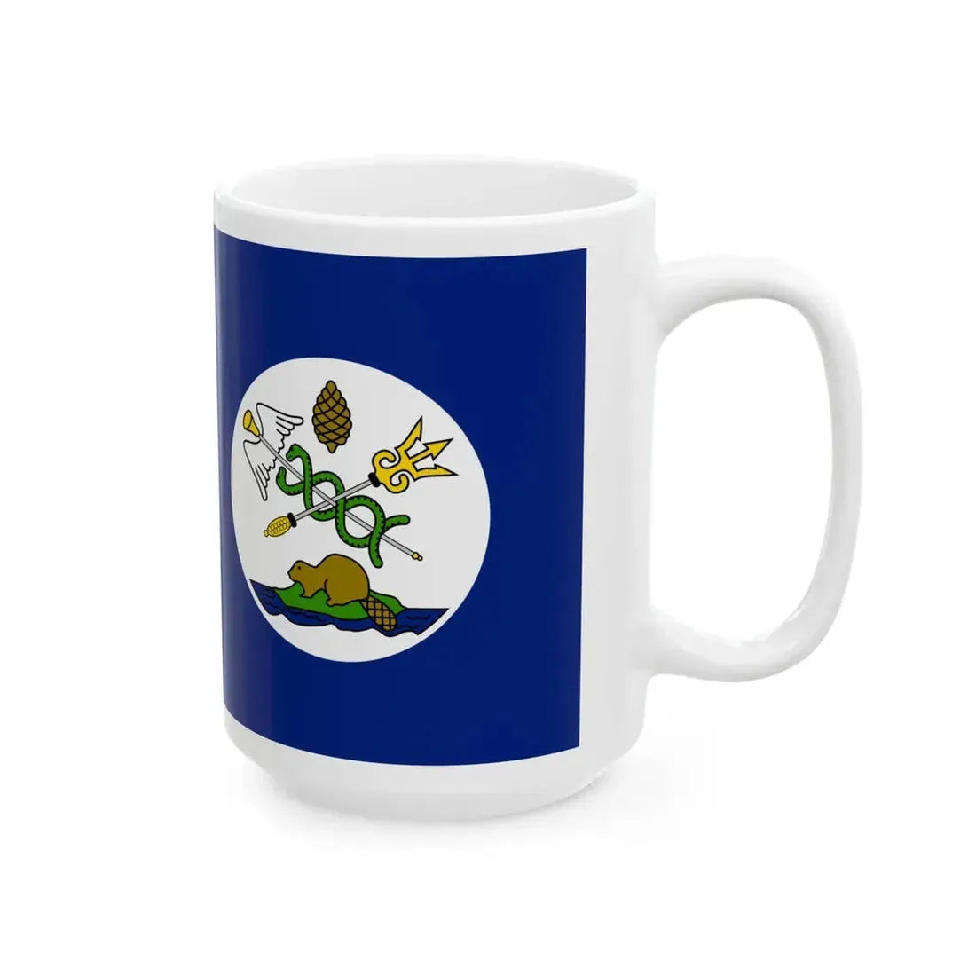 Flag of Vancouver Island (Canada) White Coffee Mug - Go Mug Yourself