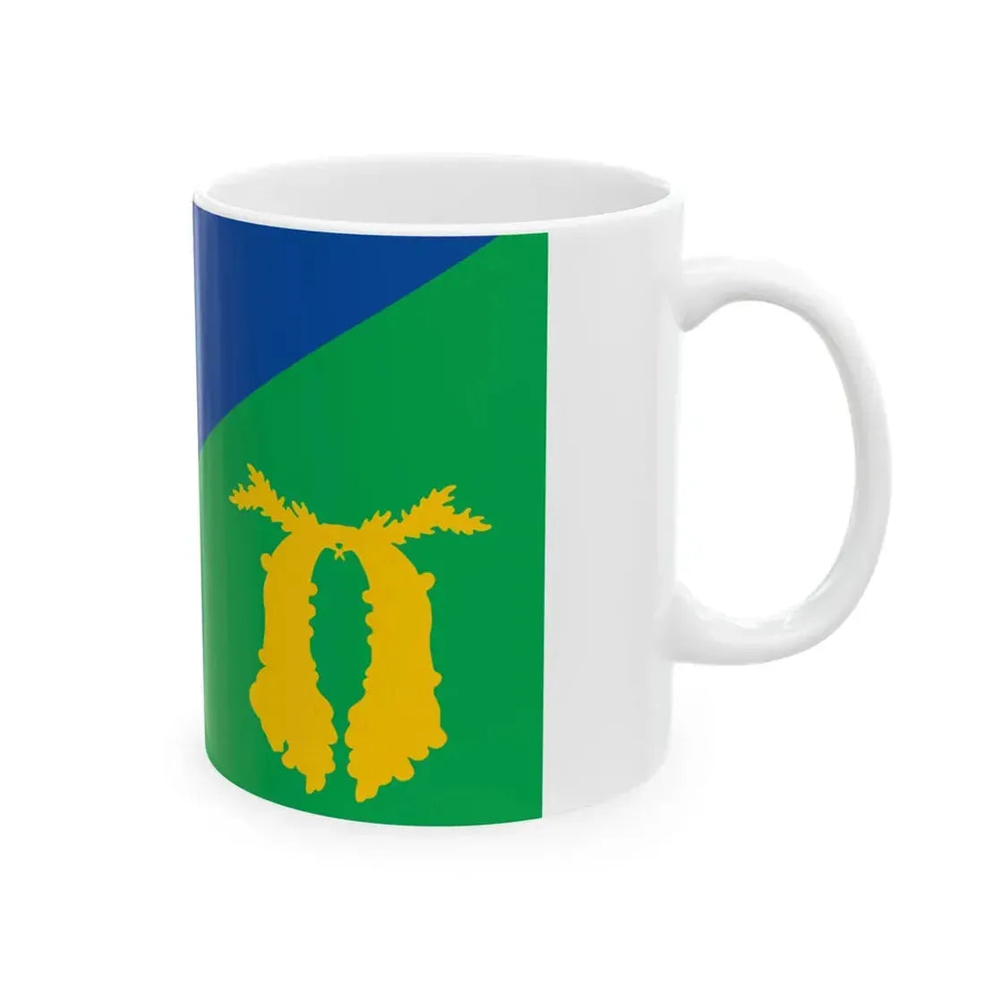 Flag of Vani Municipality (Georgia) White Coffee Mug - Go Mug Yourself