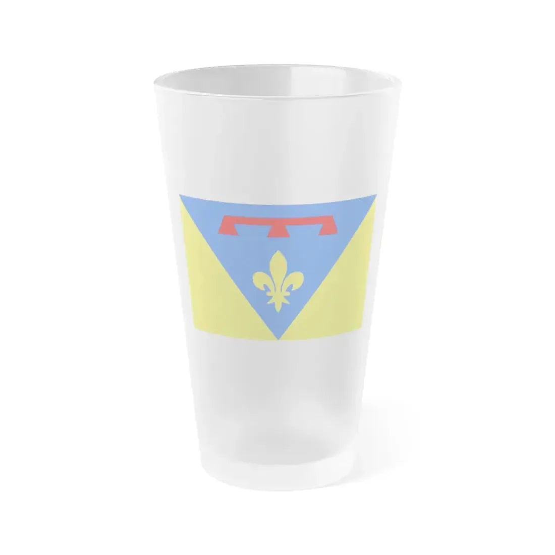 Flag of Var France 2 - Frosted Pint Glass 16oz 16oz Frosted - Go Mug Yourself