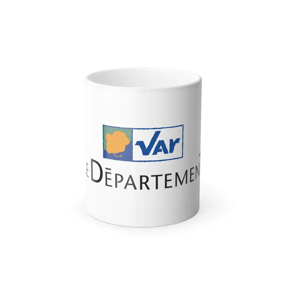 Flag of Var France - Color Changing Coffee Mug 11oz - Go Mug Yourself