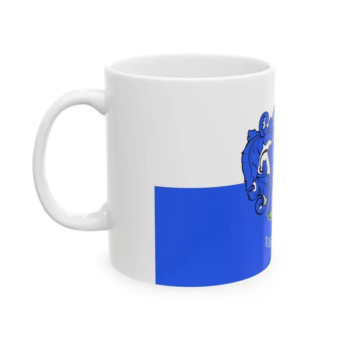 Flag of Vas County Hungary - White Coffee Mug - Go Mug Yourself