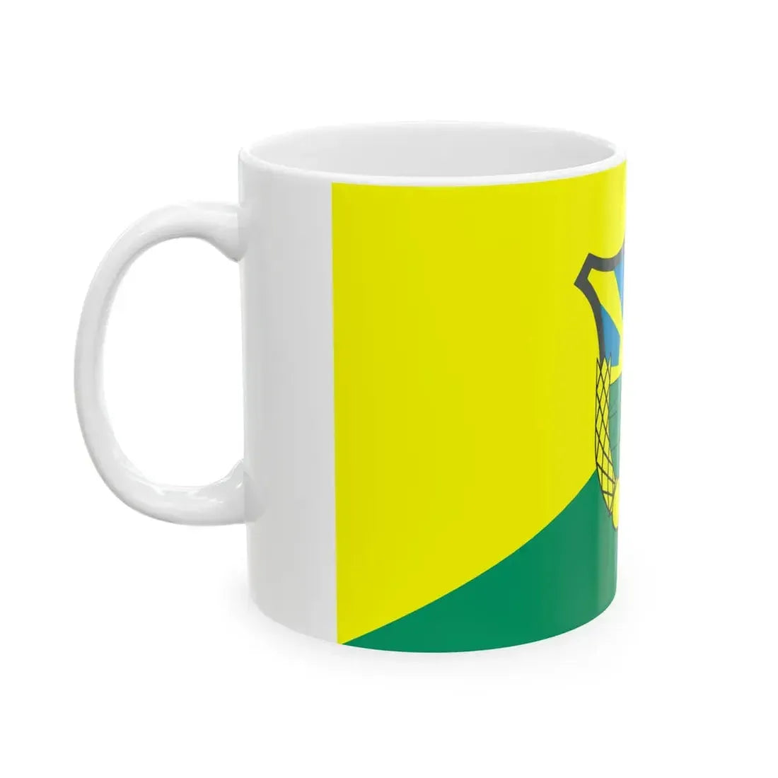 Flag of Vasilevo Municipality North Macedonia (North Macedonia) White Coffee Mug - Go Mug Yourself