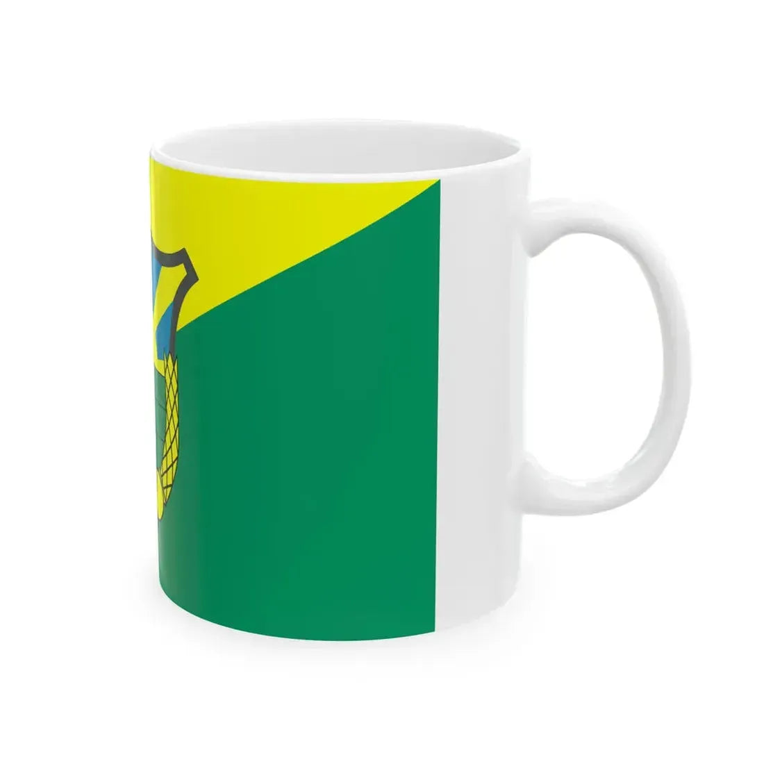 Flag of Vasilevo Municipality North Macedonia (North Macedonia) White Coffee Mug - Go Mug Yourself