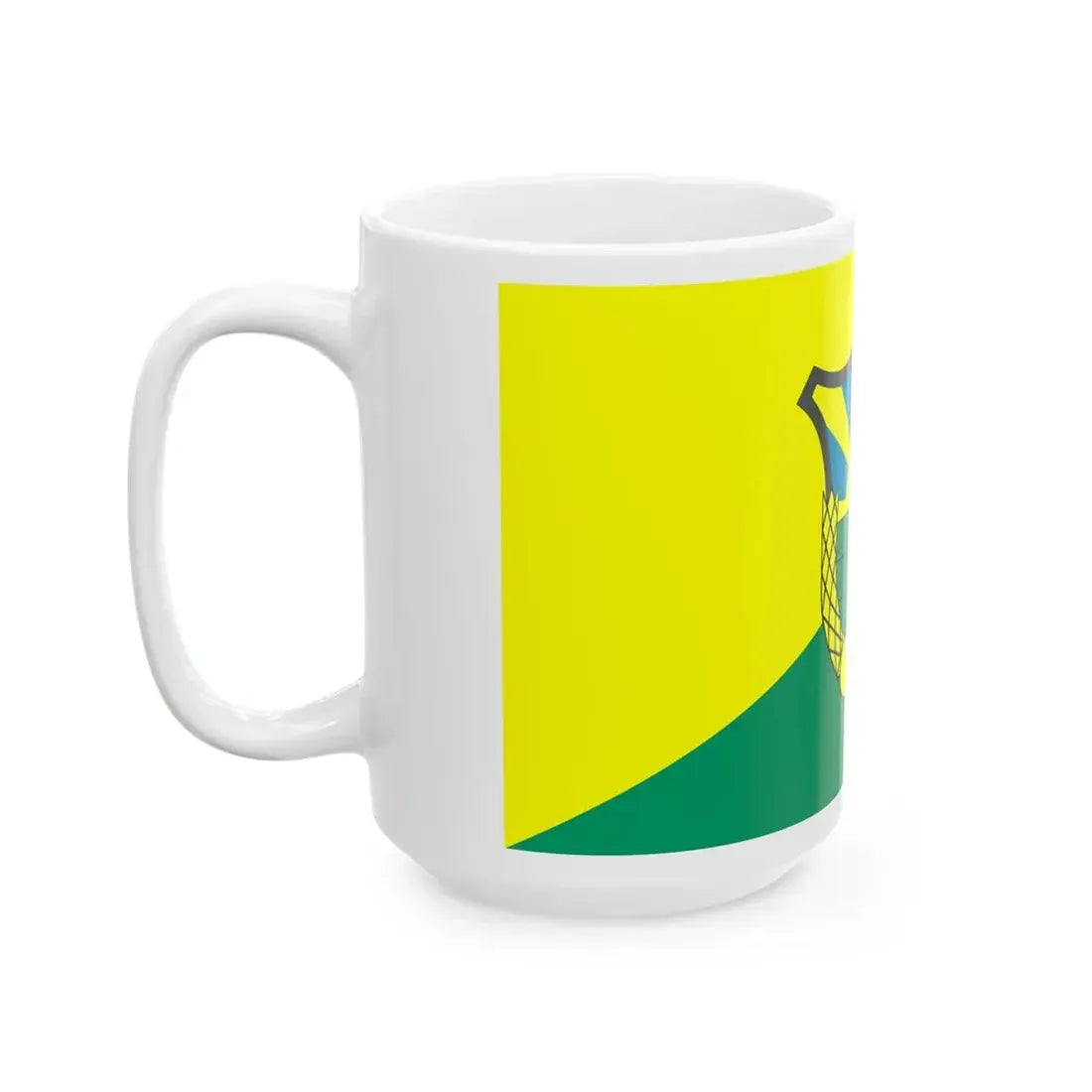 Flag of Vasilevo Municipality North Macedonia (North Macedonia) White Coffee Mug - Go Mug Yourself