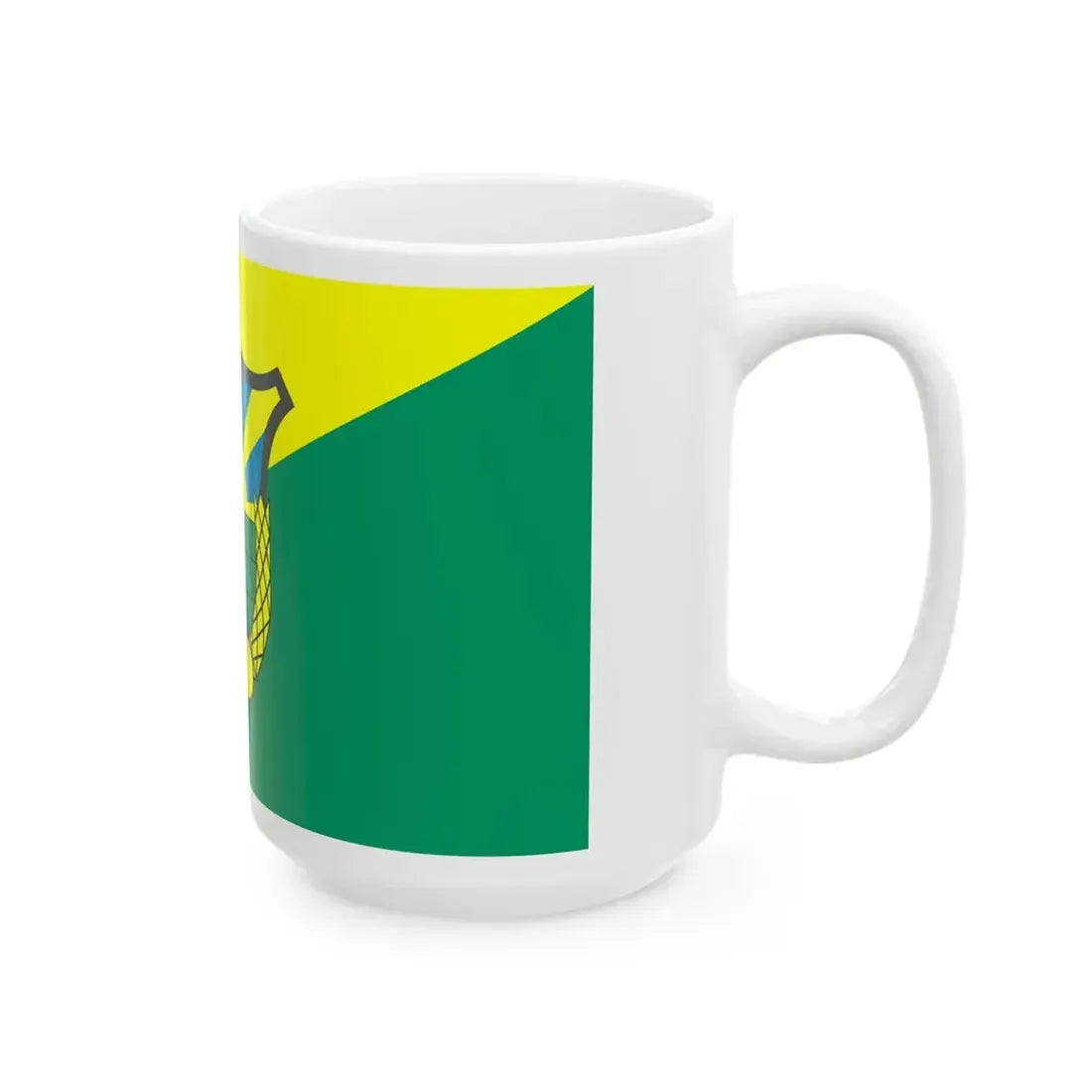 Flag of Vasilevo Municipality North Macedonia (North Macedonia) White Coffee Mug - Go Mug Yourself