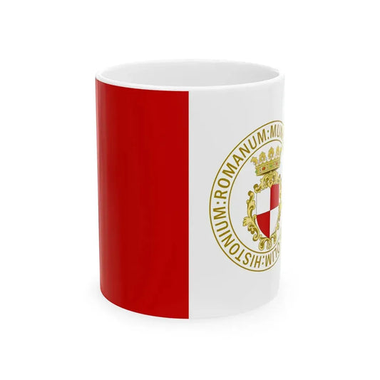 Flag of Vasto (Italy) White Coffee Mug 11oz - Go Mug Yourself