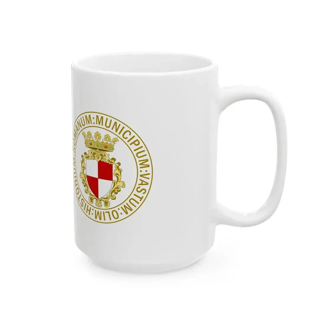 Flag of Vasto (Italy) White Coffee Mug - Go Mug Yourself