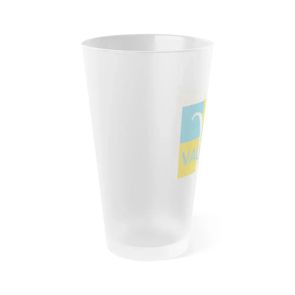 Flag of Vaucluse France - Frosted Pint Glass 16oz - Go Mug Yourself