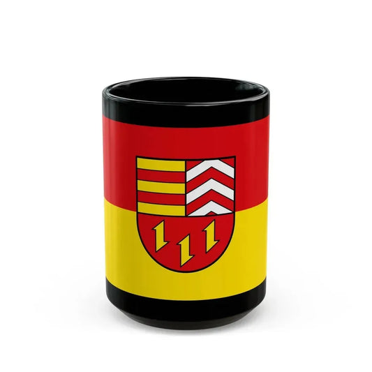 Flag of Vechta Germany - Black Coffee Mug 15oz - Go Mug Yourself