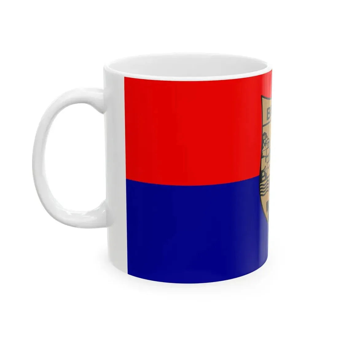 Flag of Veles Municipality North Macedonia (North Macedonia) White Coffee Mug - Go Mug Yourself