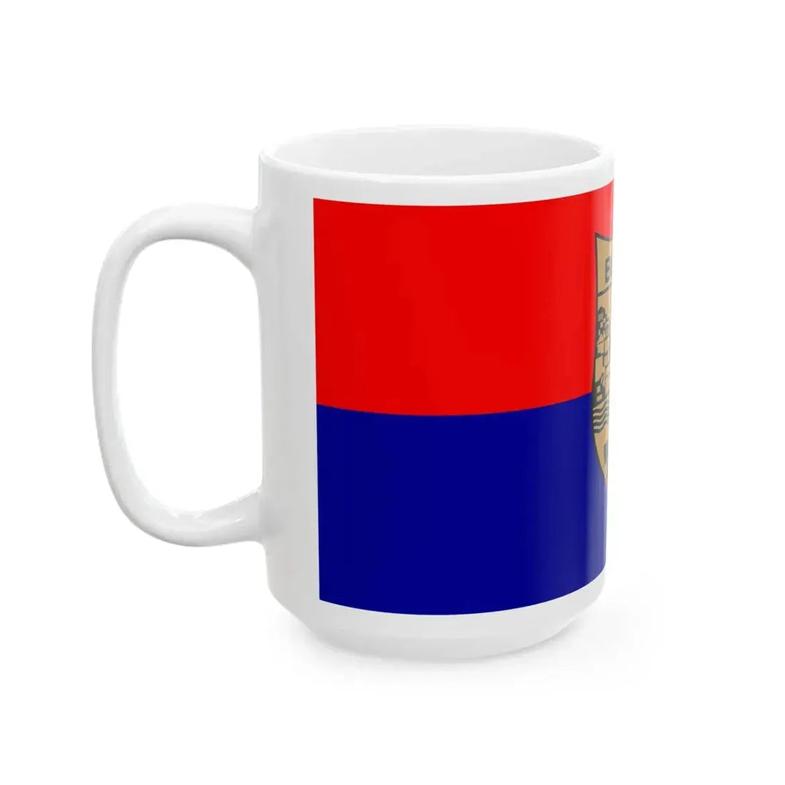 Flag of Veles Municipality North Macedonia (North Macedonia) White Coffee Mug - Go Mug Yourself