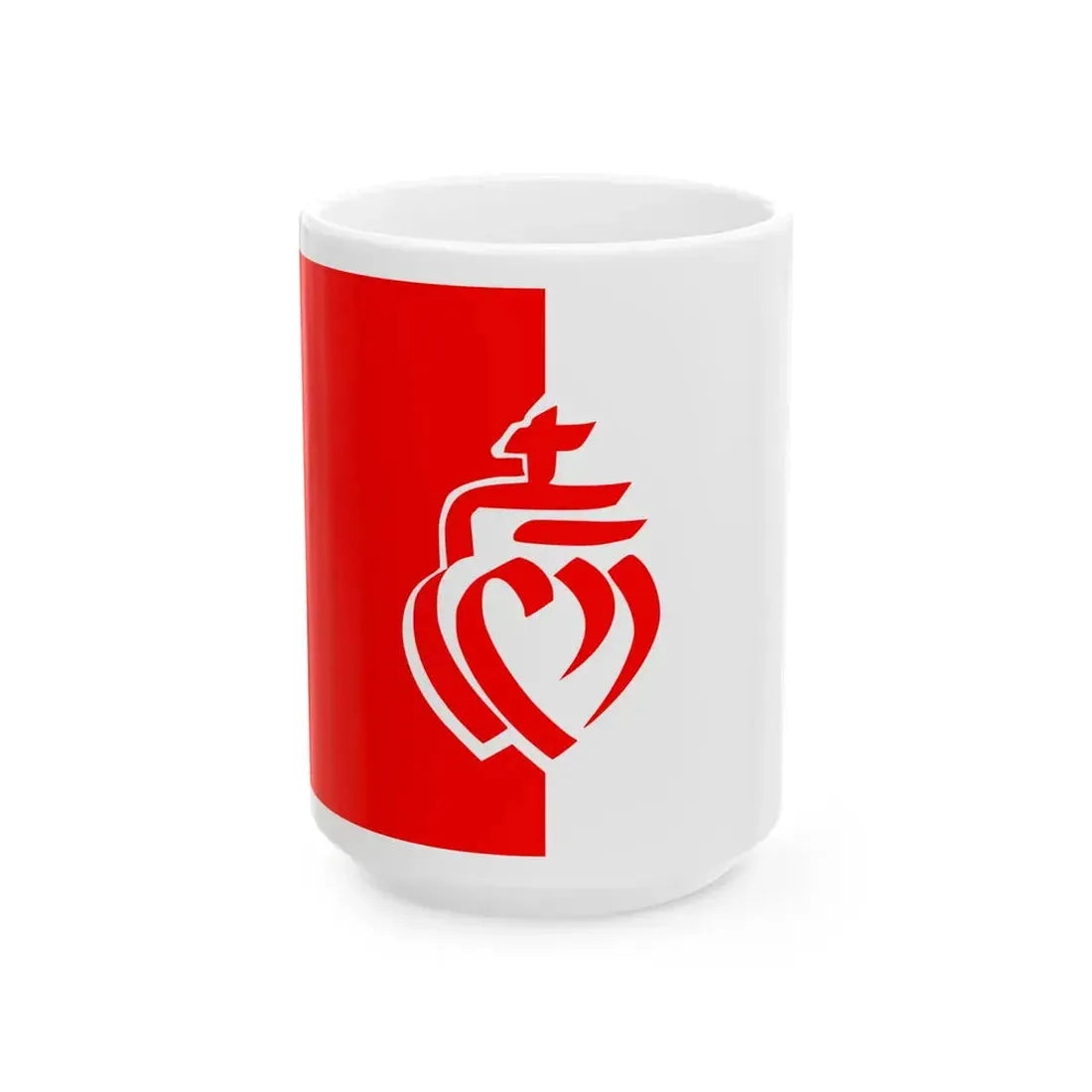 Flag of Vendee (France) White Coffee Mug 15oz - Go Mug Yourself