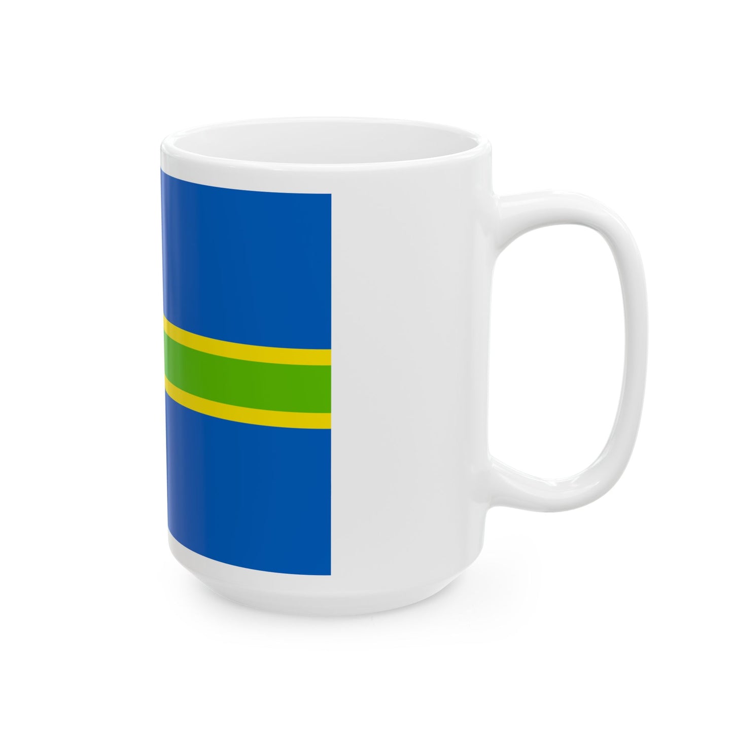 Flag of Vendsyssel (Denmark) White Coffee Mug-Go Mug Yourself
