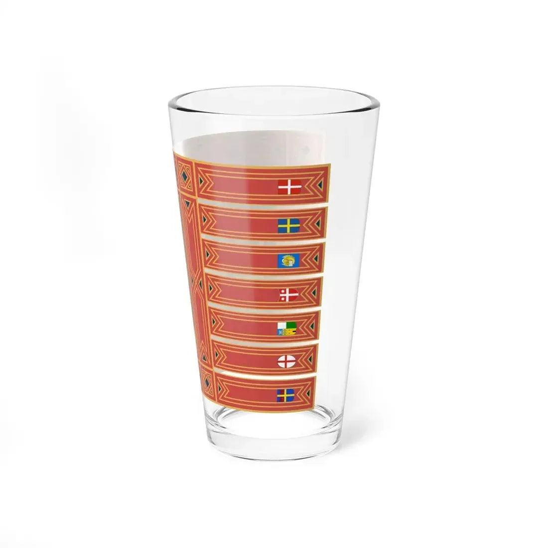 Flag of Veneto (Italy) Pint Glass 16oz - Go Mug Yourself