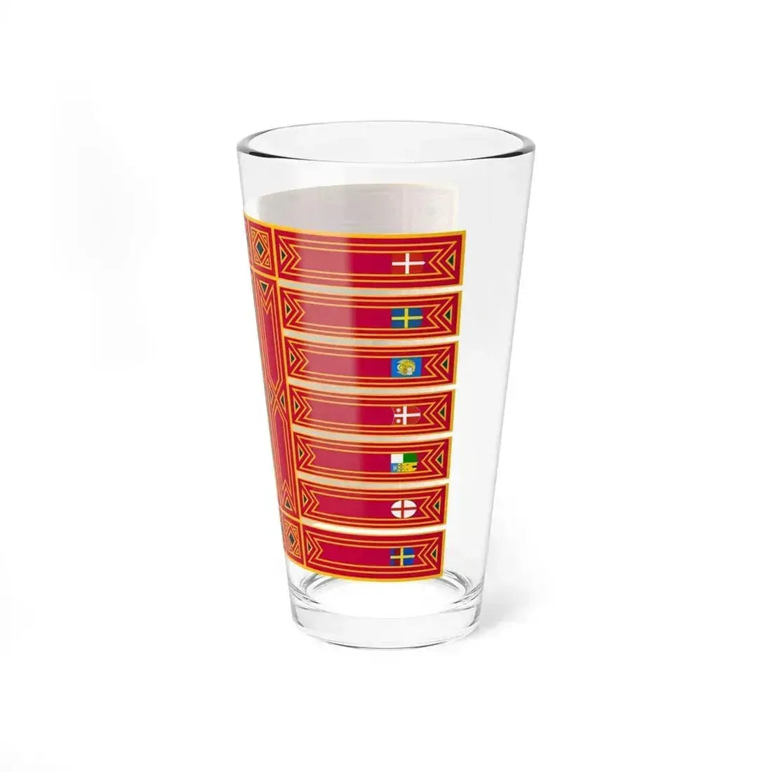 Flag of Veneto Italy - Pint Glass 16oz - Go Mug Yourself
